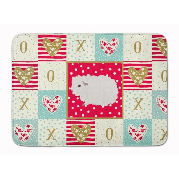 Carolines Treasures 19 x 27 in. Merino Guinea Pig Love Machine Washable Memory Foam Mat CK5430RUG - main